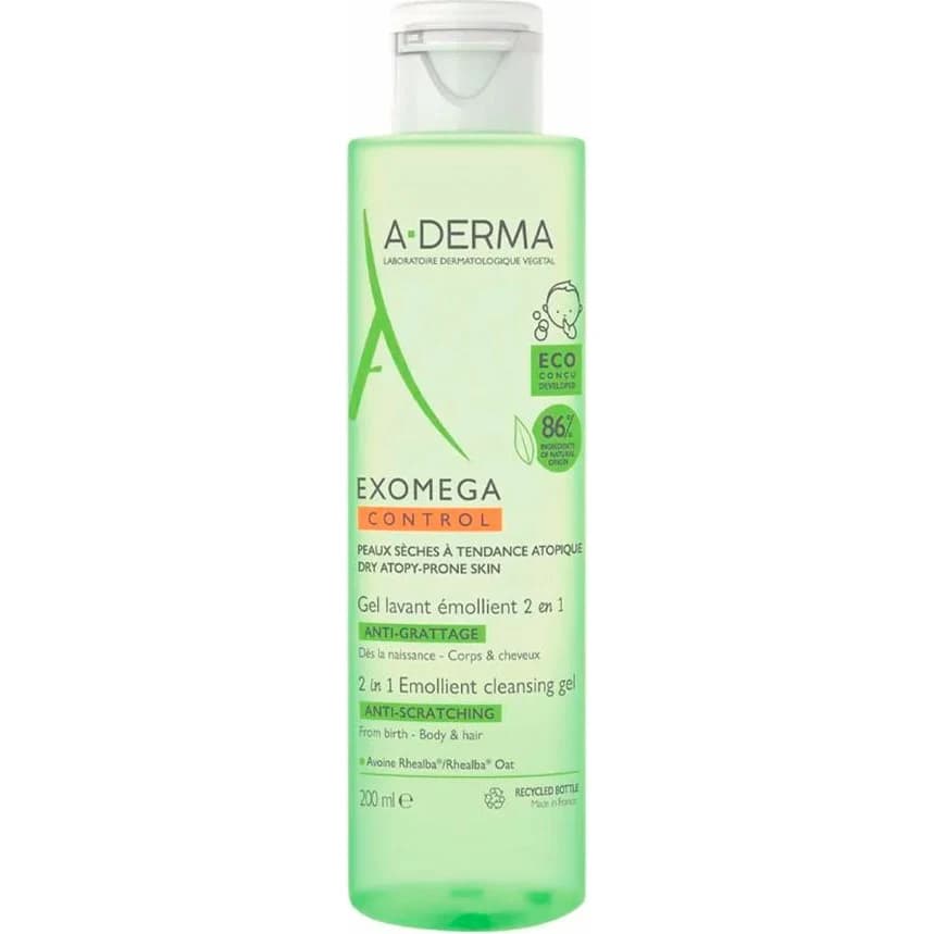Gel 2 en 1 A-Derma Exomega