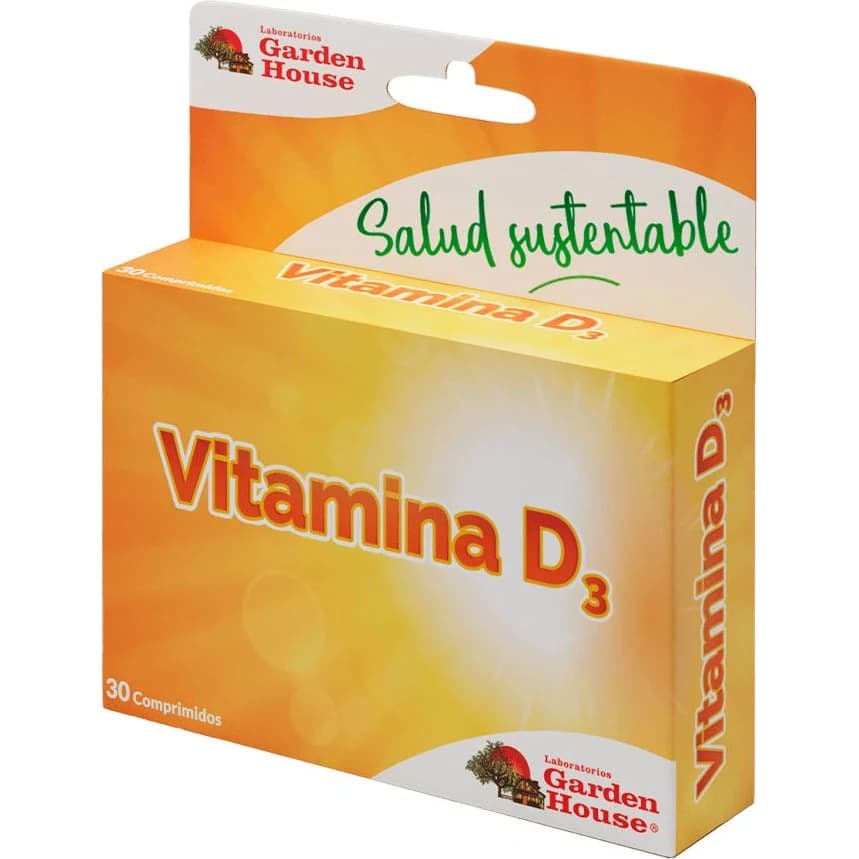 Garden House Vitamina D3 30 Comprimidos