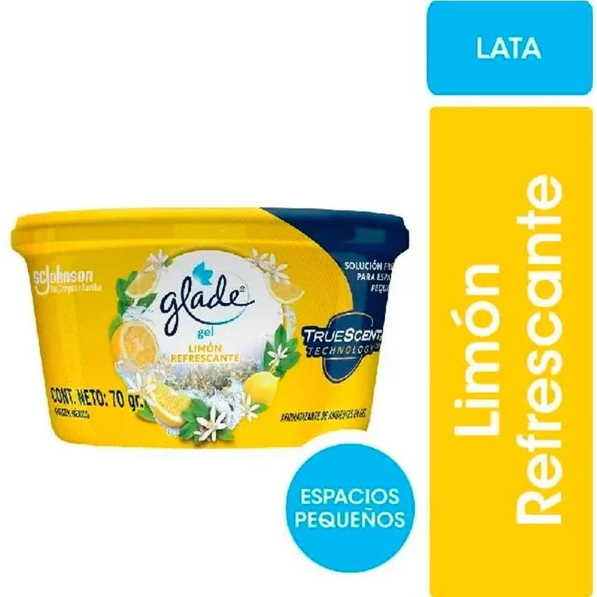 Desodorante de Ambiente Glade Minigel Limón 70 g