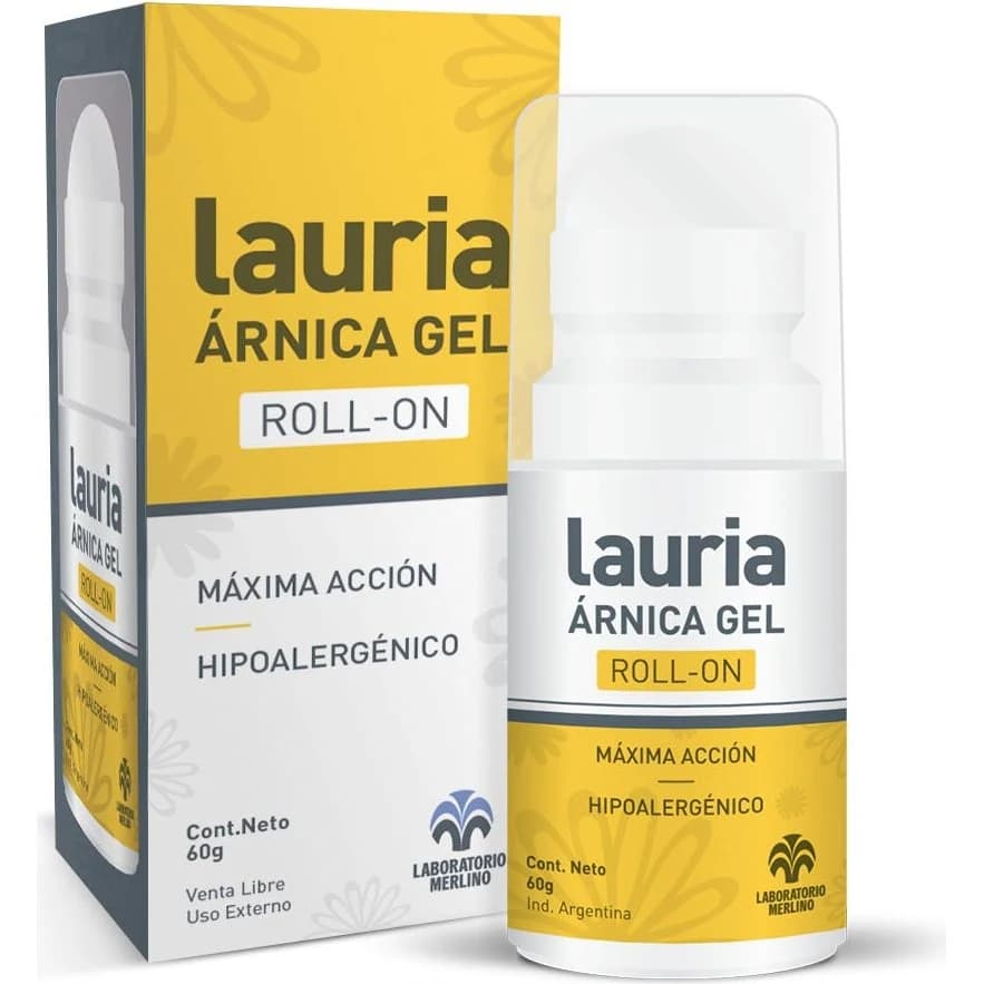 Gel Roll-On de Árnica Lauria 60 g