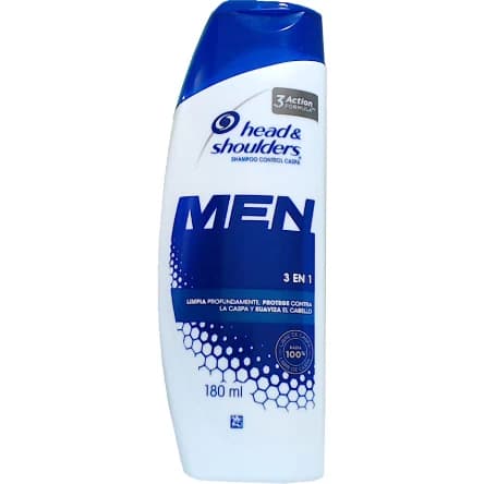 Shampoo Head & Shoulders Men 3 en 1 180 ml