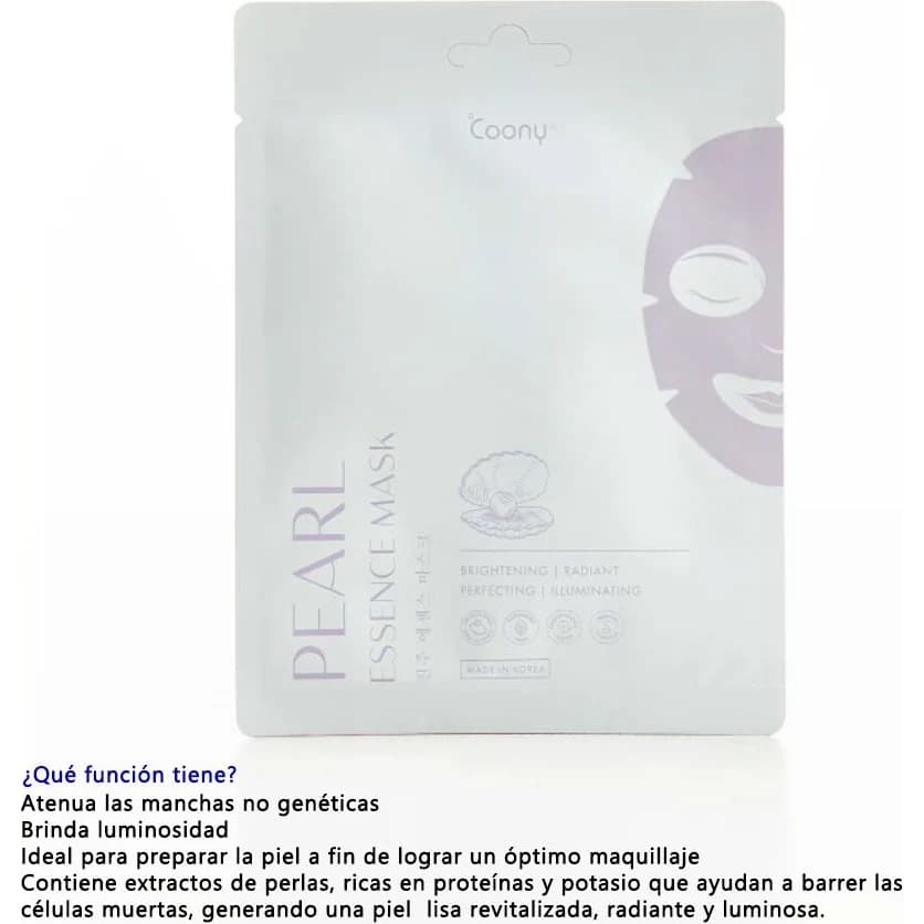 Máscara Facial Coony Esencia de Perlas