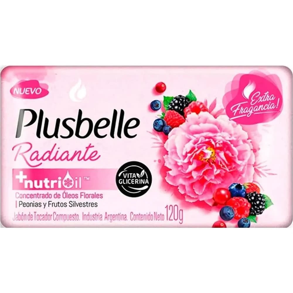 Jabón de Tocador Plusbelle Radiante 120 g