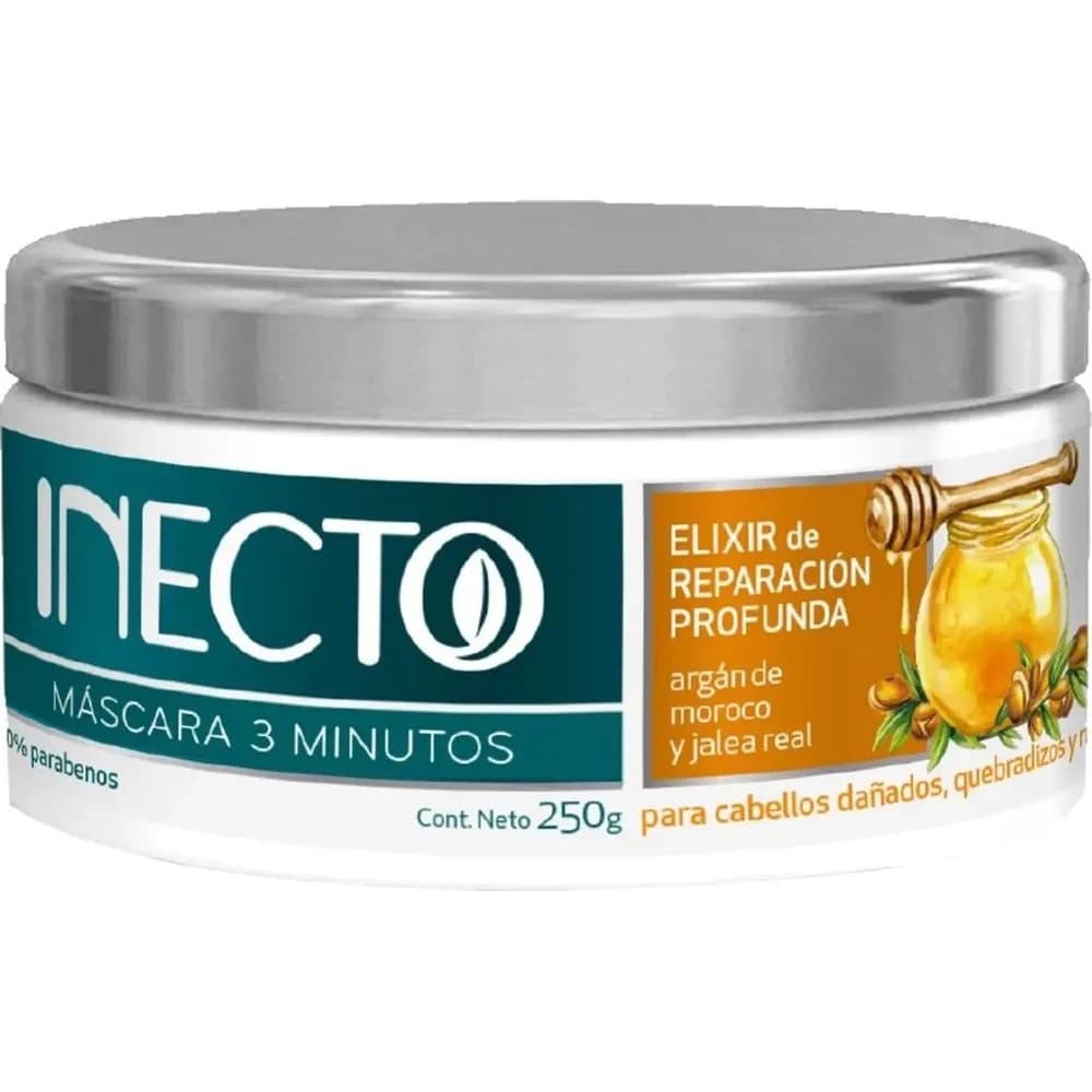 Máscara Capilar Inecto 3 Minutos Elixir de Reparación Profunda 250 g