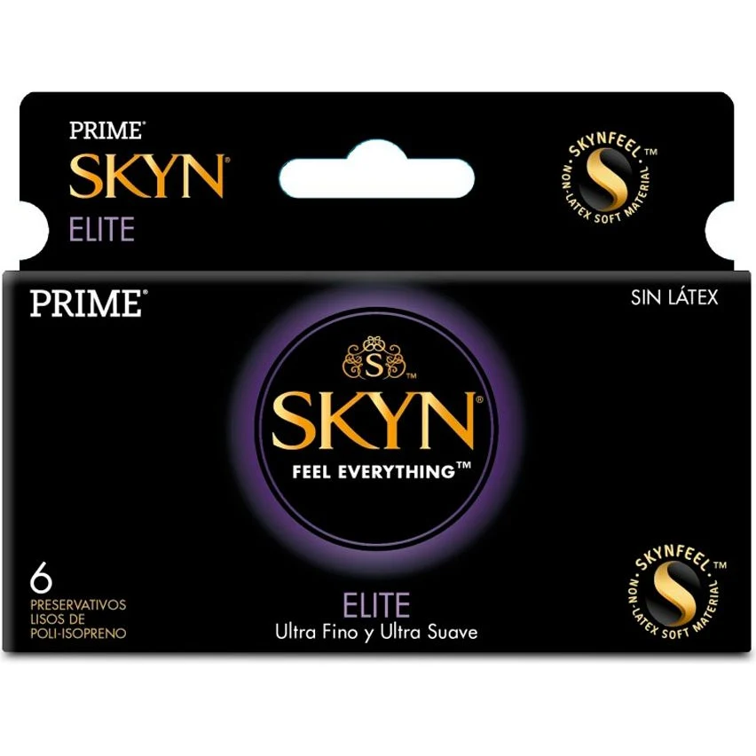 Preservativos Prime Skyn Elite Sin Látex x 6