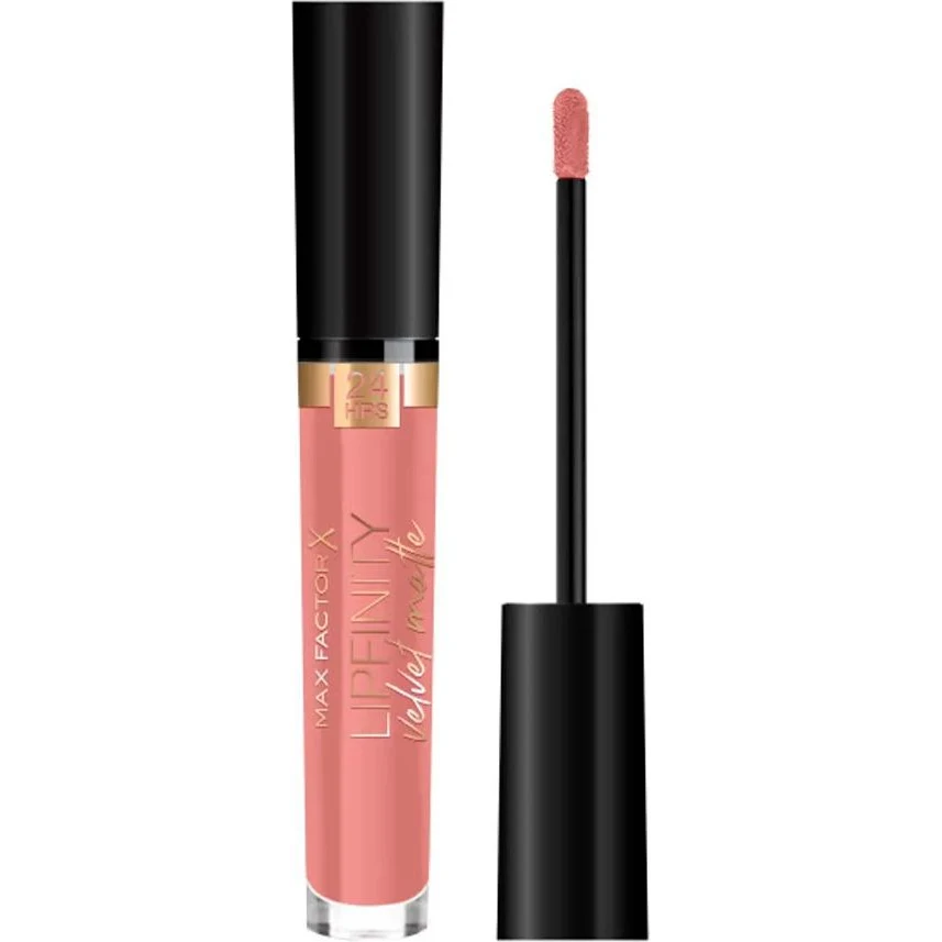 Labial Líquido Max Factor Lipfinity Velvet Matte Nude Silk Tono 015