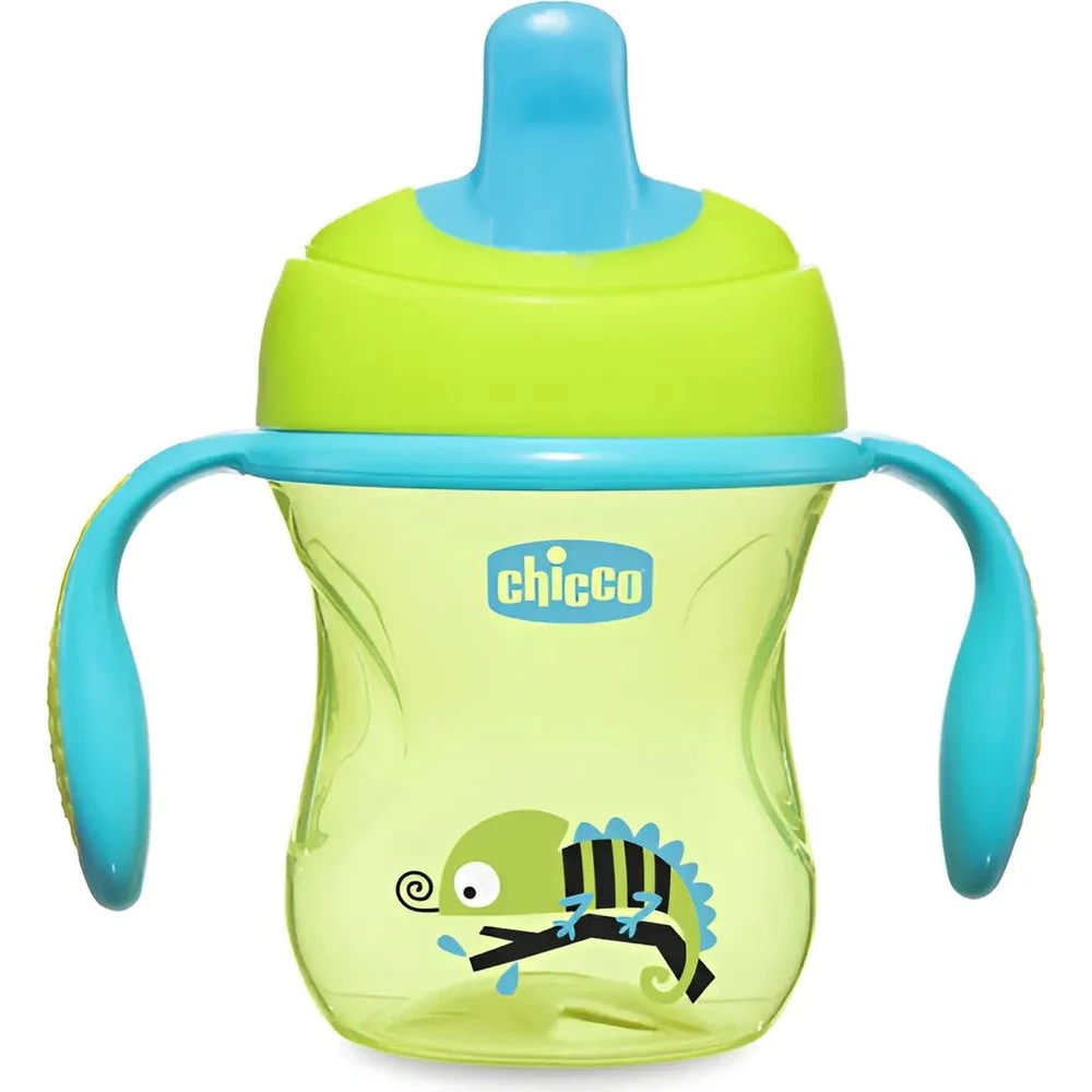 Vaso de Aprendizaje Chicco Train 6M+ Azul/Verde