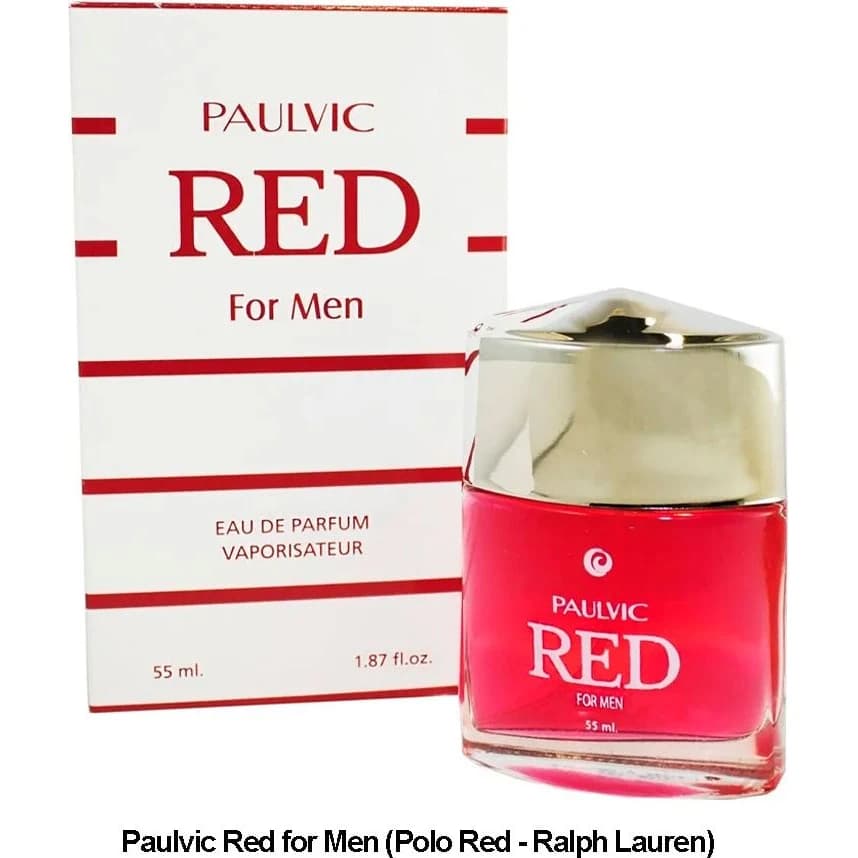 Agua de Toilette Red For Men Paulvic 50 ml
