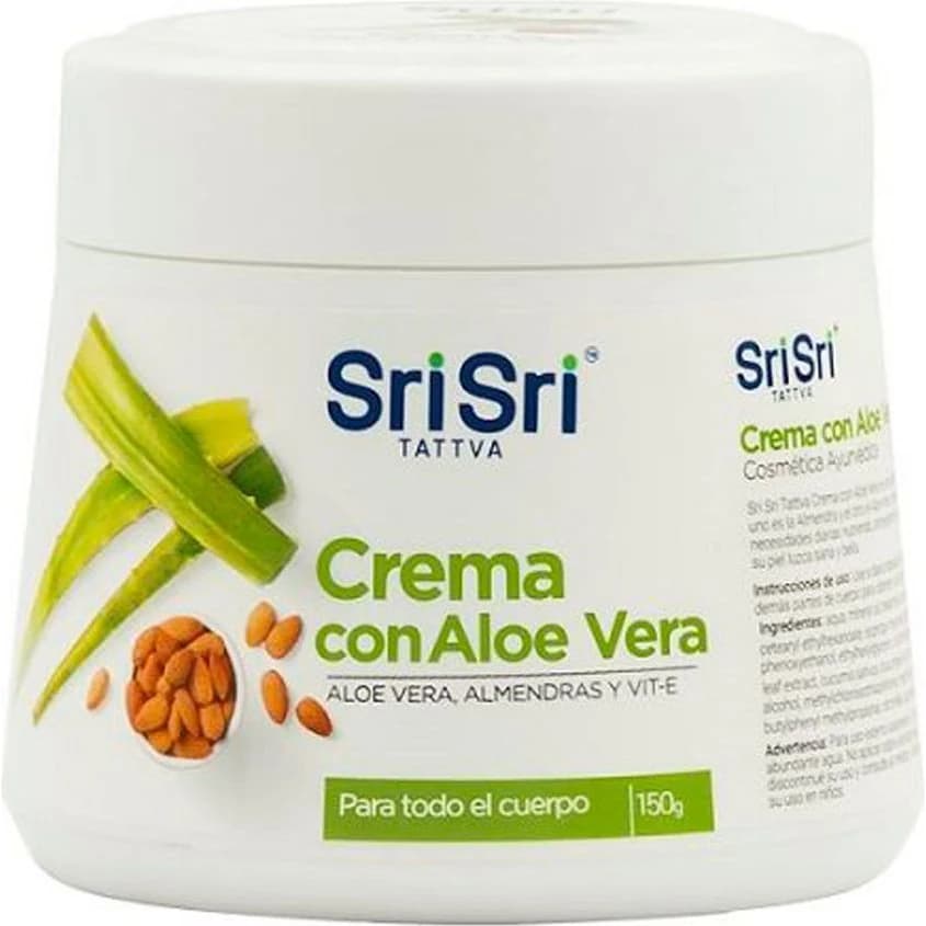 Crema Corporal Sri Sri con Avena y Aceite de Almendras 150 g