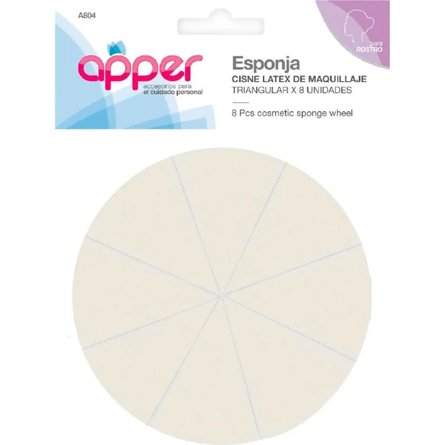 Esponjas de Maquillaje Apper Cisne x8