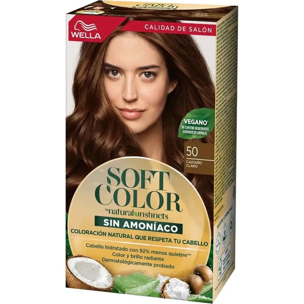 Kit de Coloración Capilar Soft Color Tono 50 Castaño Claro