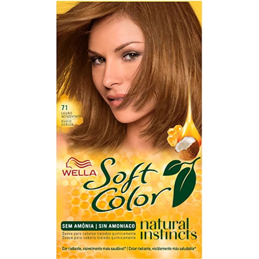 Kit de Coloración Soft Color Tono 71 Rubio Ceniza