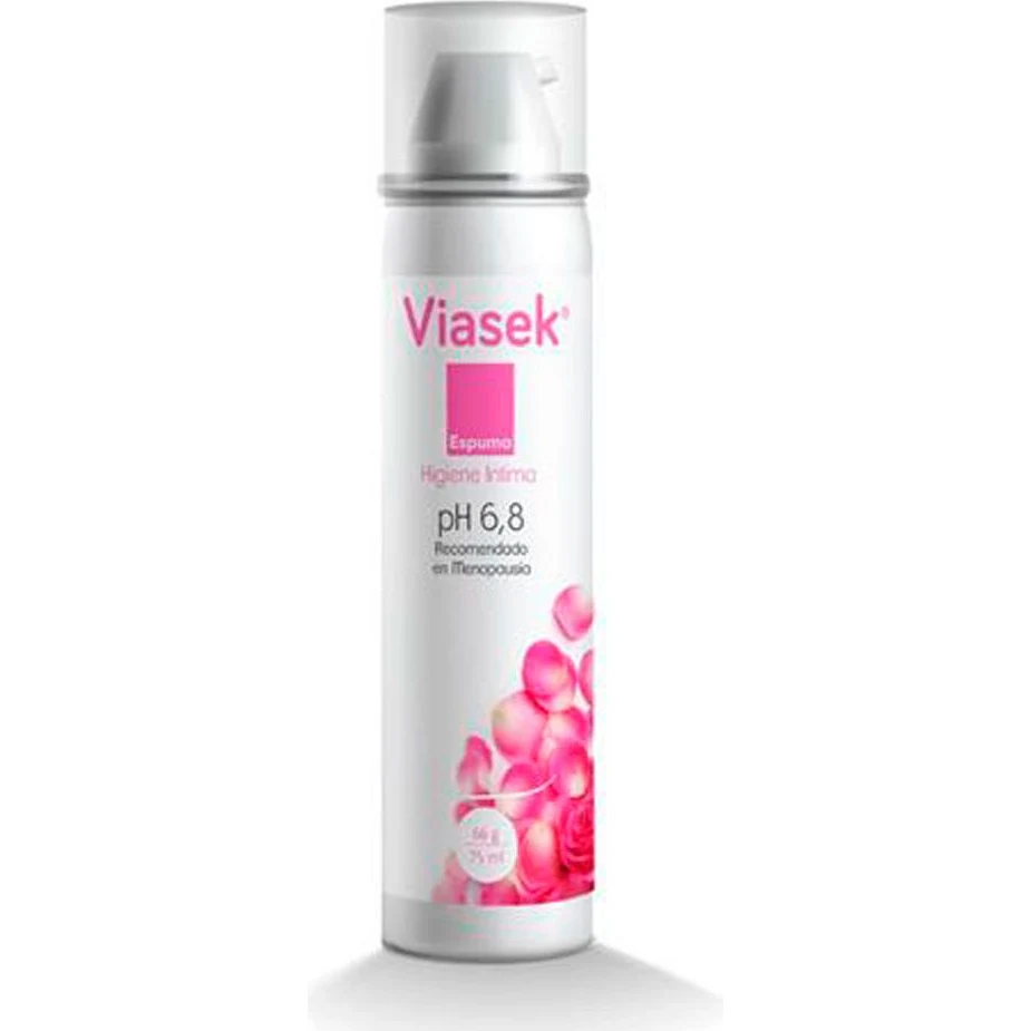 Espuma de Higiene Íntima Viasek pH 6.8 Aerosol 75 ml