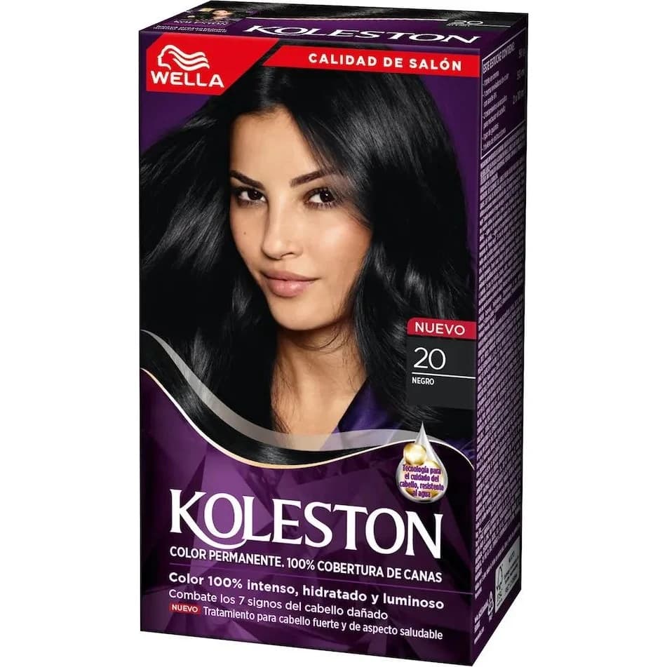 Koleston Kit Tintura Capilar Tono 20 Negro Intenso