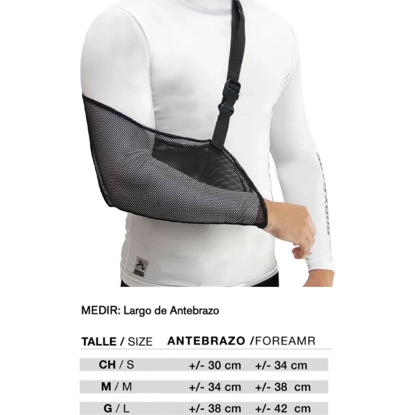 Cabestrillo Body Care Económico Negro Talle L