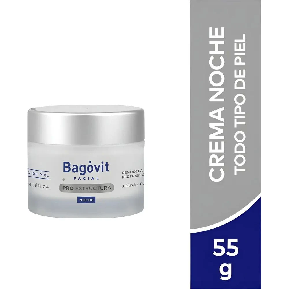 Crema Facial Bagovit Pro Estructura Noche 55 g