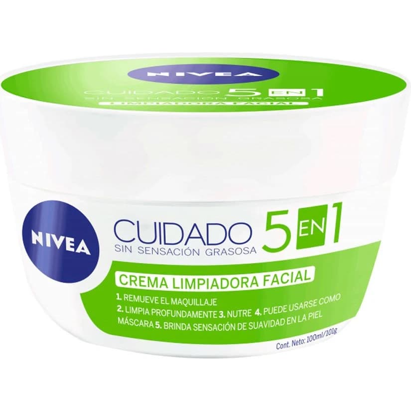 Crema Limpiadora Facial Nivea 100 ml