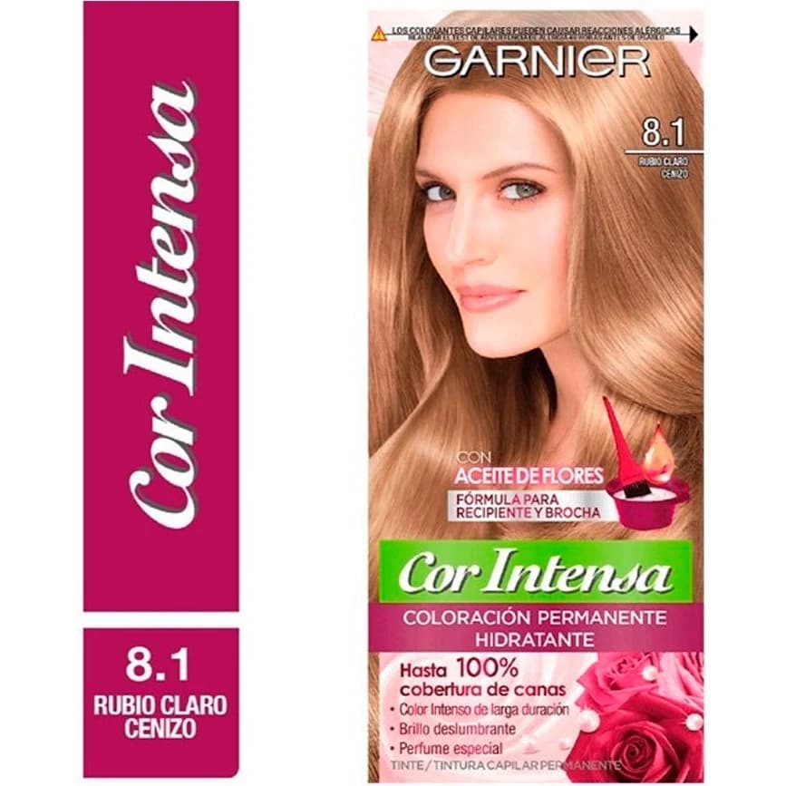 Tintura Capilar Garnier Color Intensa Tono 8.1