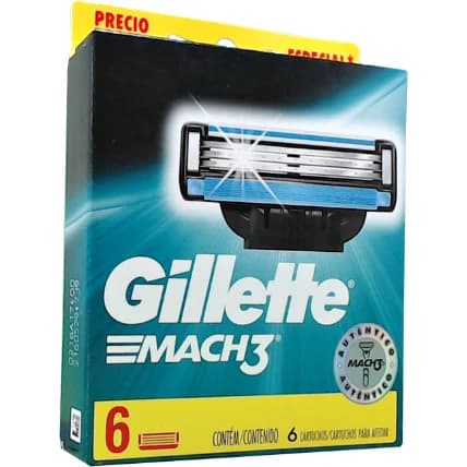 Repuestos para Máquina de Afeitar Gillette Mach3 x 8