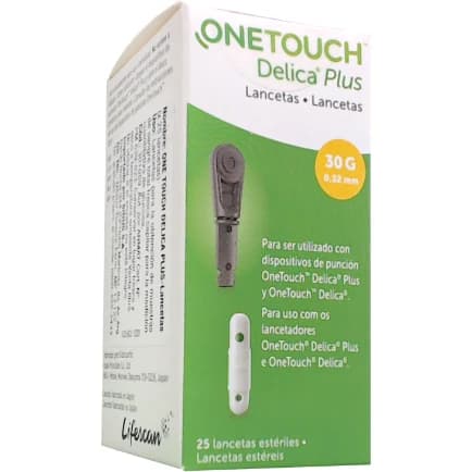 Lancetas OneTouch Delica Plus x 25 — One Touch