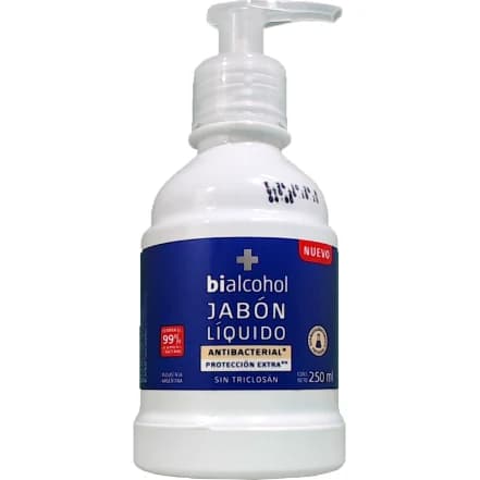 Jabón Líquido Antibacterial Bialcohol 250 ml