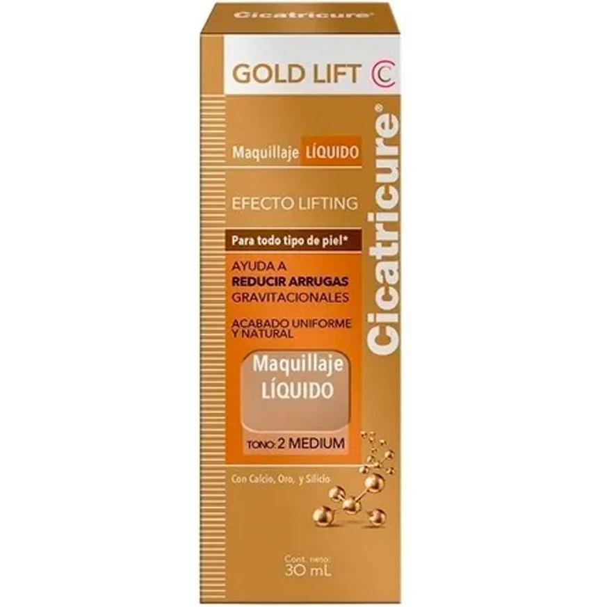 Cicatricure Maquillaje Líquido Gold Lift Medium 30 ml