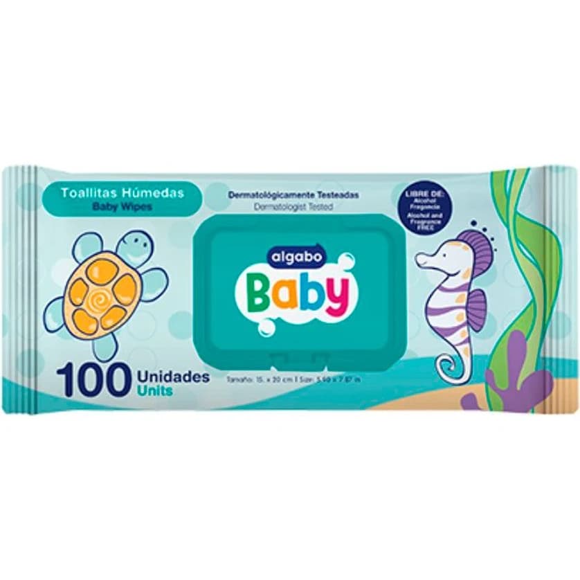 Toallitas Húmedas Algabo Baby 100 Unidades