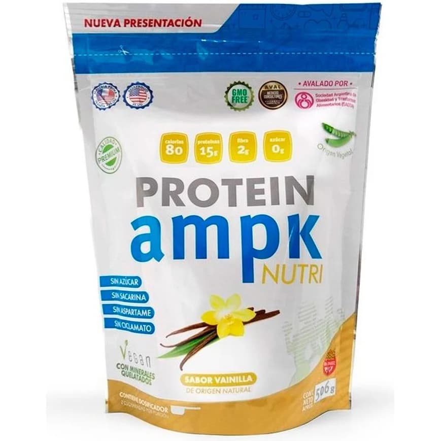 Proteína Vegetal AMPK Nutri Veg Sabor Vainilla 506 g