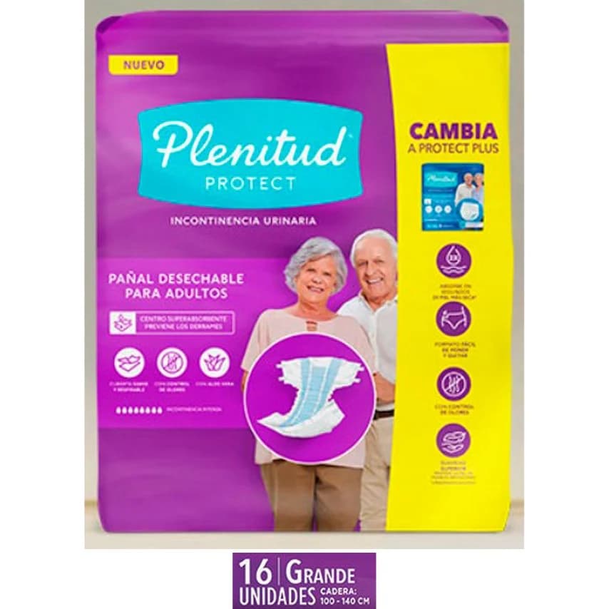 Pañal para Adulto Plenitud Protect Talle G x 16