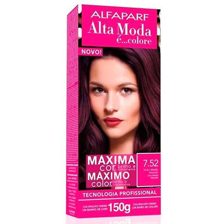Tintura Capilar Alta Moda Color Kit Tono 7.52