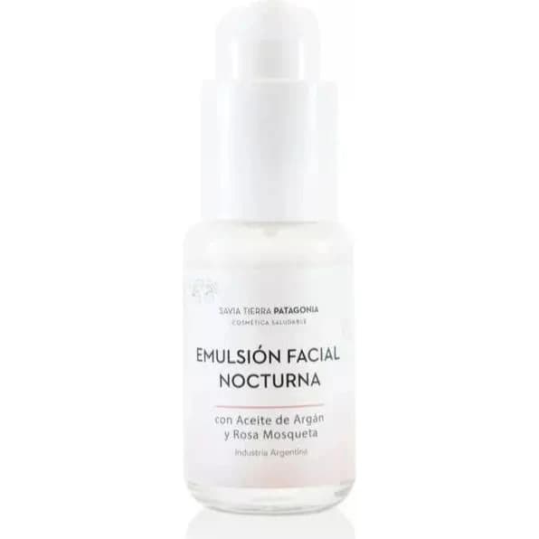 Crema Facial Nocturna Savia Tierra Patagonia con Aceite de Argán