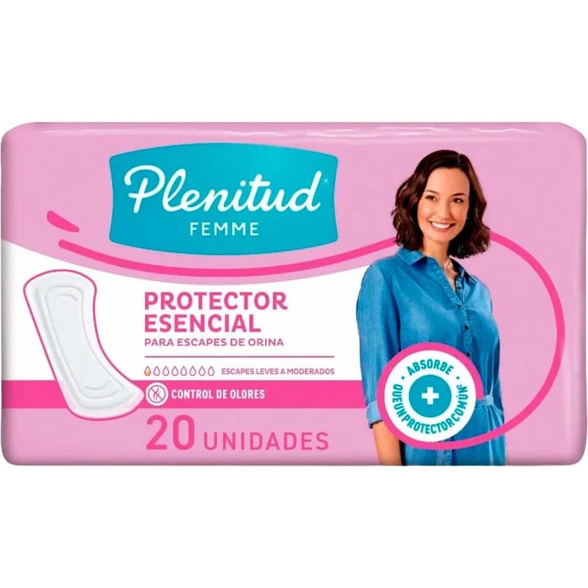 Protector Femenino Plenitud Esencial x20 unidades