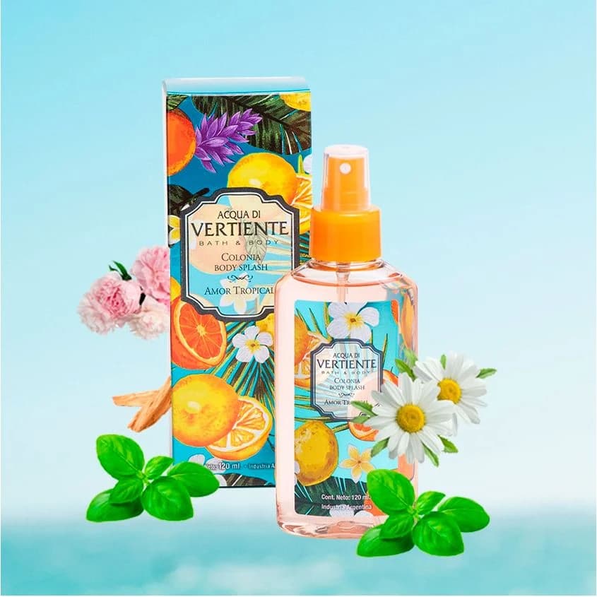 Colonia Body Splash Aroma Tropical 120 ml
