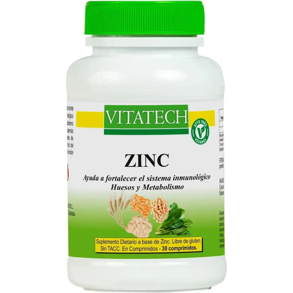 Vitatech Zinc 30 Comprimidos