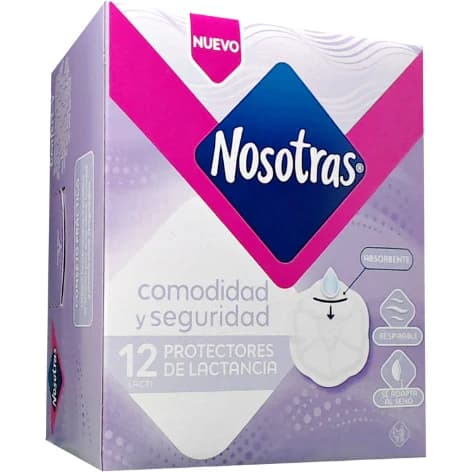 Protectores Mamarios Nosotras Lactancia x 12