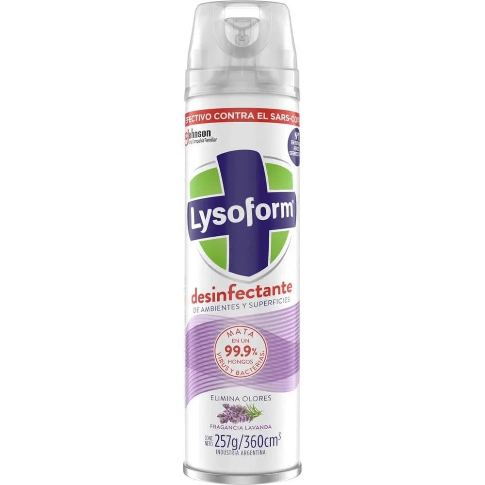 Desodorante de Ambiente Lysoform Aerosol Lavanda 360 ml
