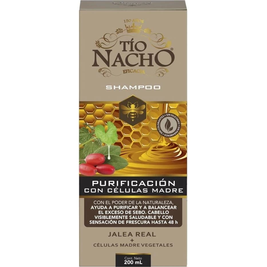 Shampoo Tío Nacho Células Madre 200 ml