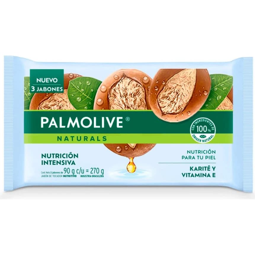 Jabón en Barra Palmolive Naturals Karité 3x90 g
