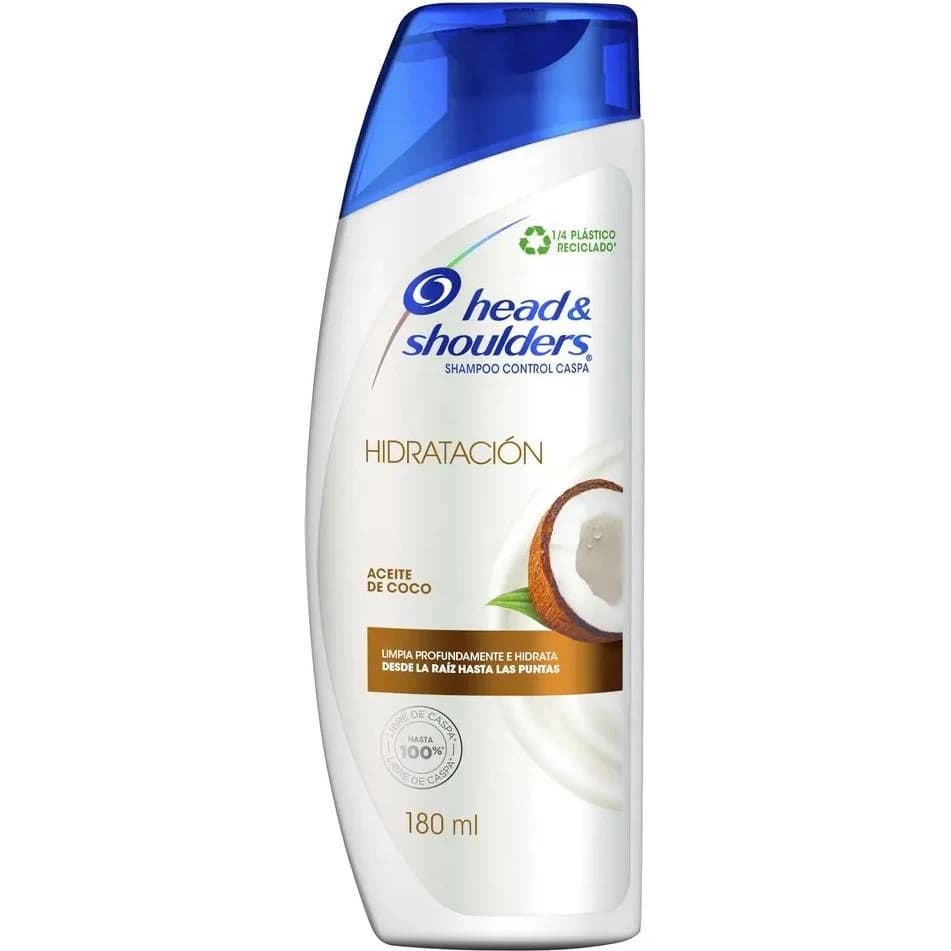 Shampoo Head & Shoulders Hidratación Coco 180 ml