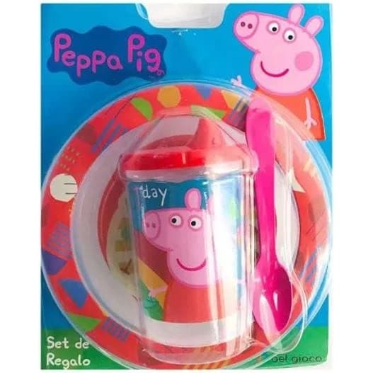 Set Peppa Pig Vaso y Cuenco para Niños
