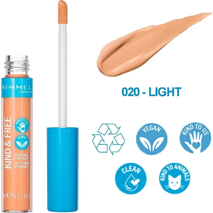 Corrector Líquido de Rostro Rimmel Kind & Free Tono 020