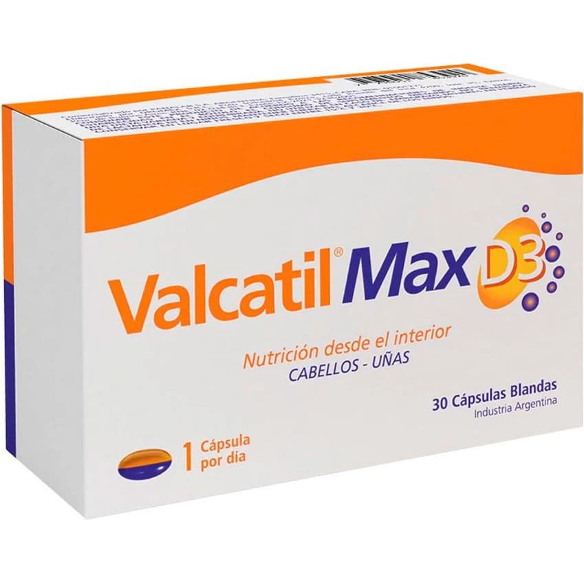 Valcatil Max D3 Panalab x 30 Cápsulas