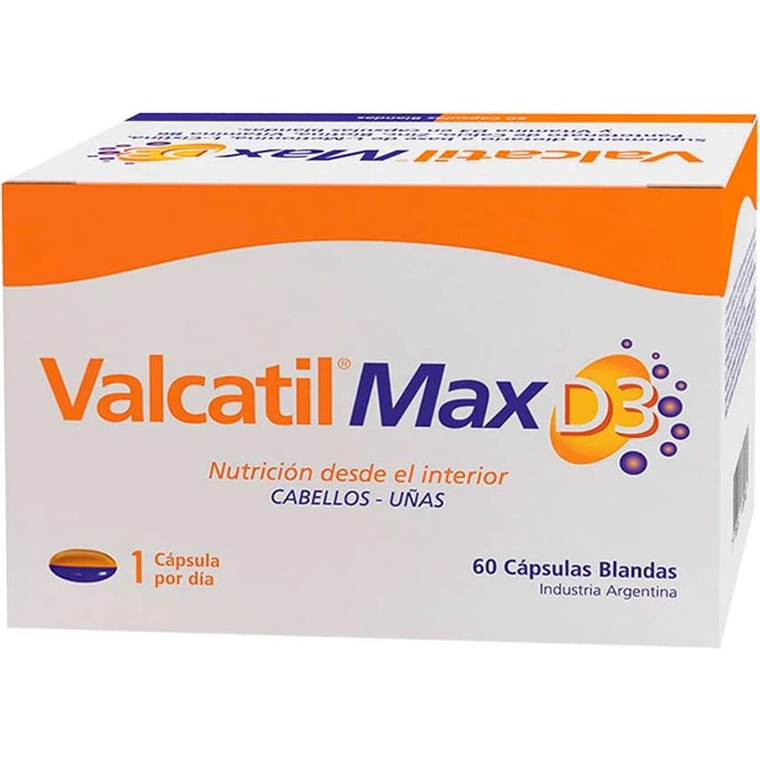 Valcatil Max D3 Panalab x 60 Cápsulas
