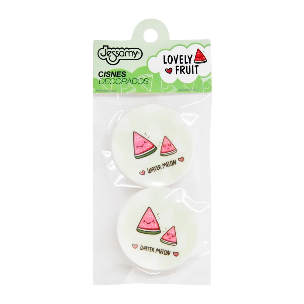 Esponja de Maquillaje Jessamy Cisne Frutal X2