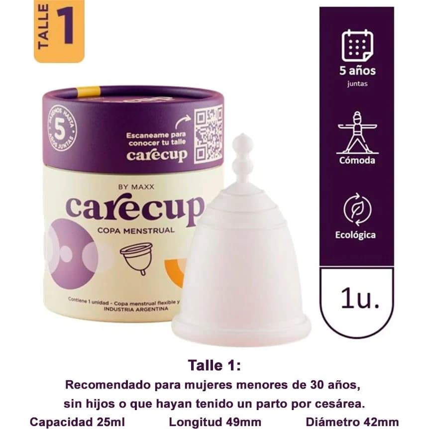 Copa Menstrual Carecup Talle 1