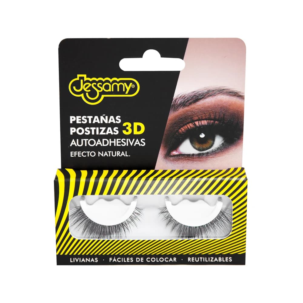 Pestañas Postizas 3D Autoadhesivas Jessamy D22