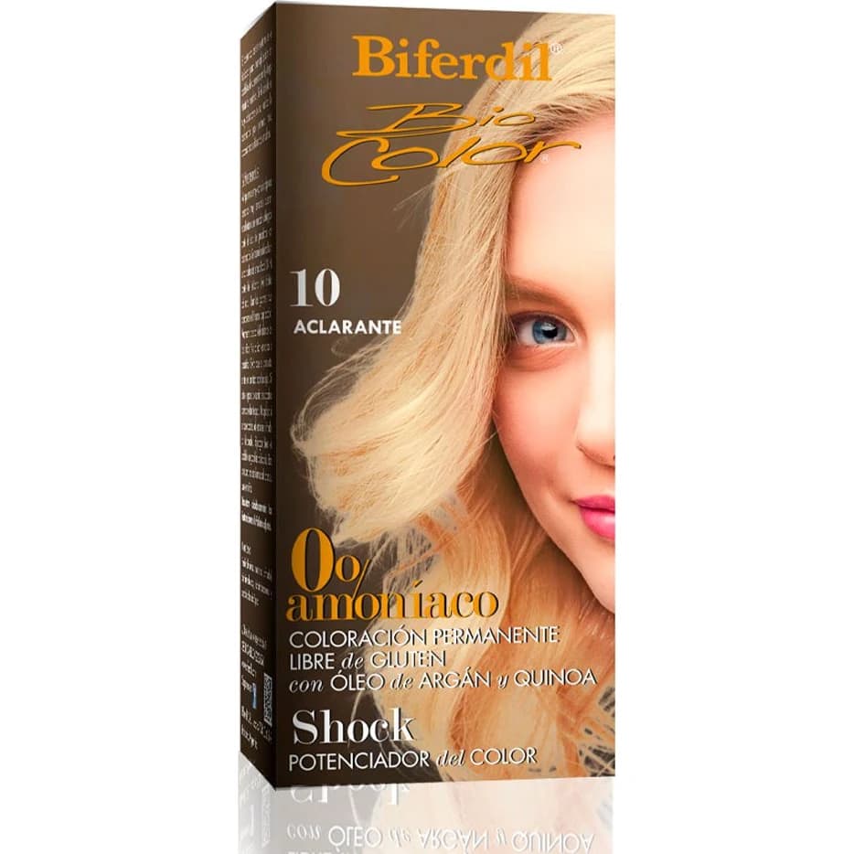 Tintura Capilar Biferdil Biocol 0% Amoníaco Tono 10