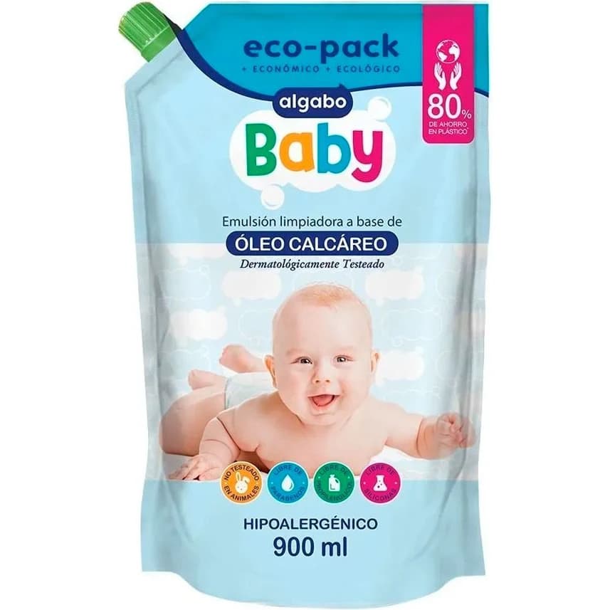 Algabo Baby Óleo Calcáreo 900 ml