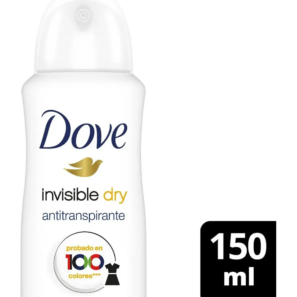 Desodorante Aerosol Dove Invisible Dry 150 ml