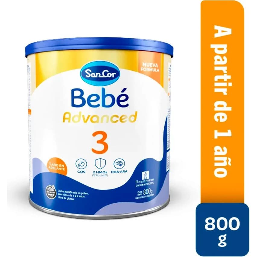 Sancor Bebé 3 Advance Lata 800 g